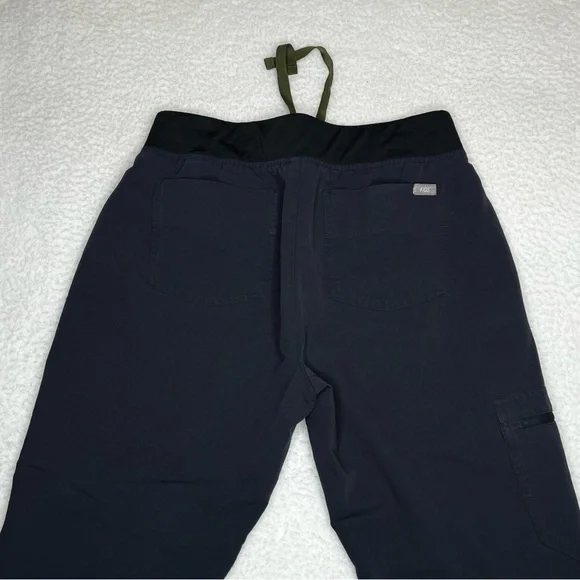 Figs Women's Navy Blue Jogger Pants Pockets Sz S Office Workwear Medical Nurse - Picture 9 of 10